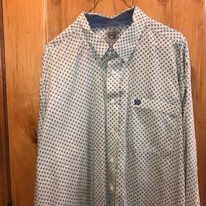Cinch long sleeve button down
